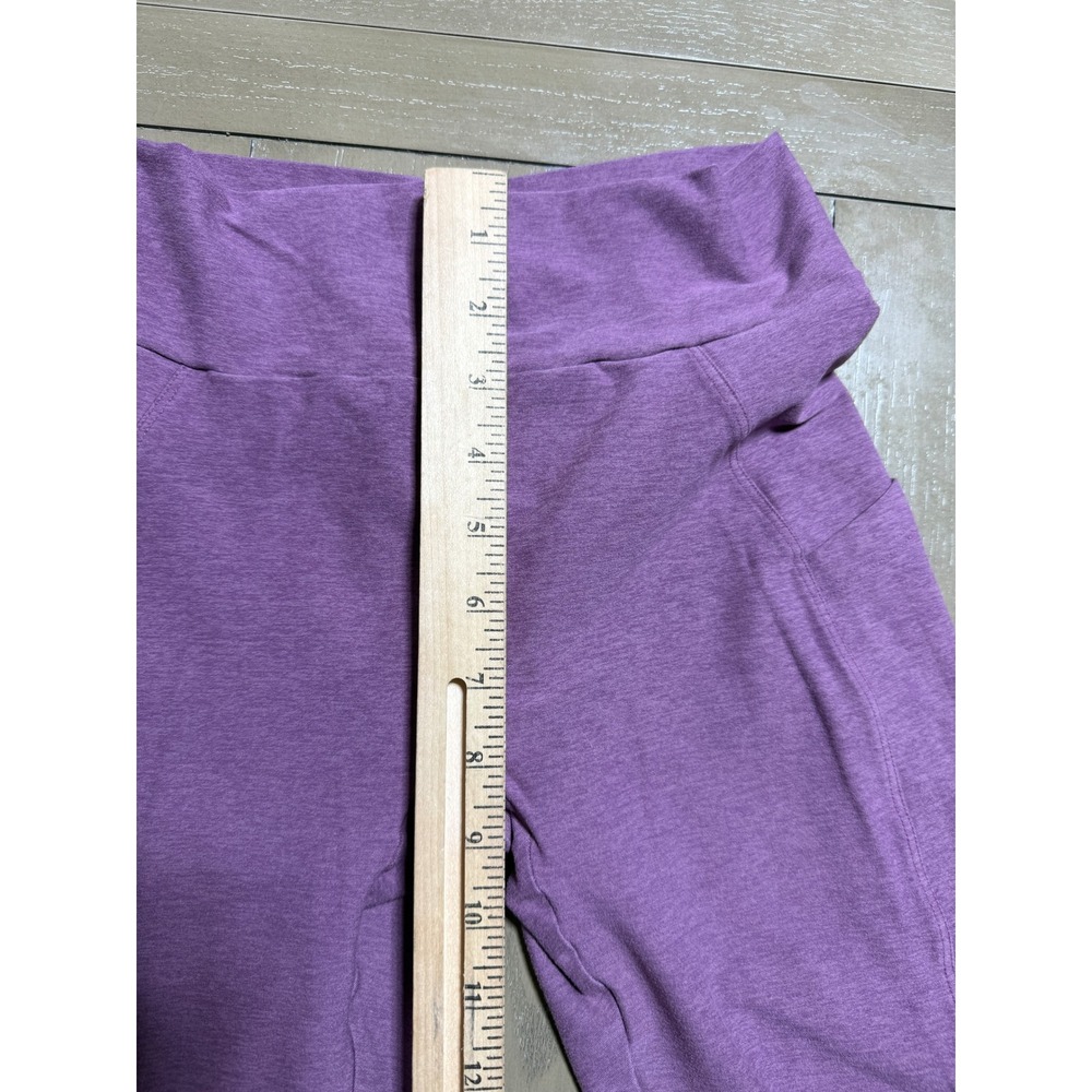 Bombshell Sportswear Leggings Womens Small Purple Heathered Scrunch Butt Pockets - Picture 5 of 13